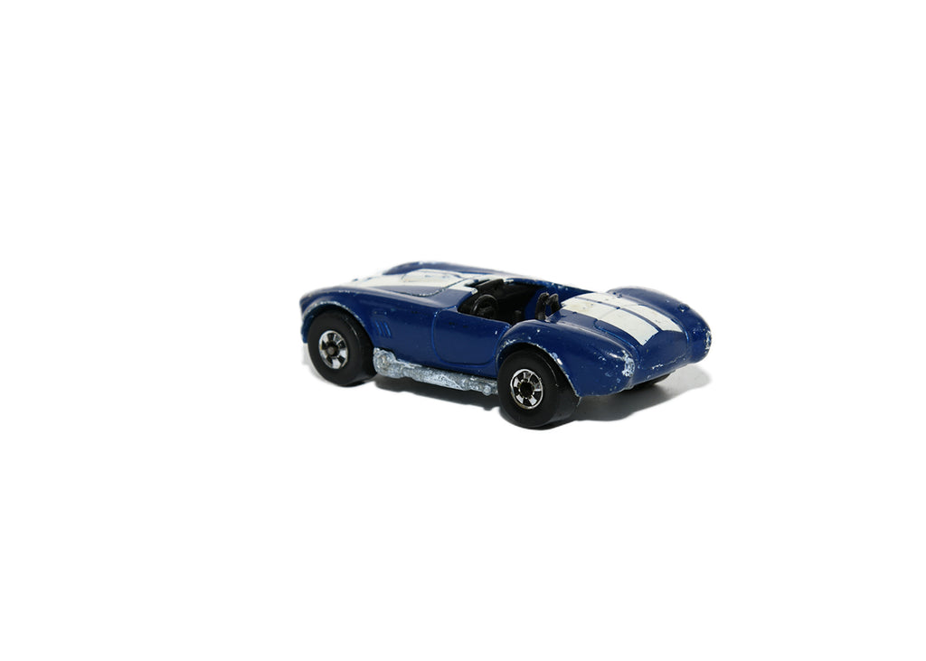 Mattel Hot Wheels-1982 Classic Blue Cobra White Stripes Hong Kong