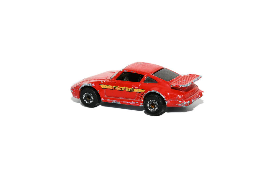 Mattel Hot Wheels-1989 Porsche Turbo Red Car