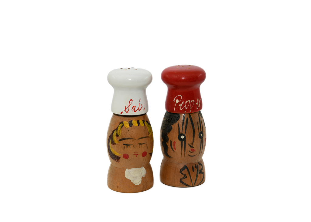 Wood Salt & Pepper Shakers