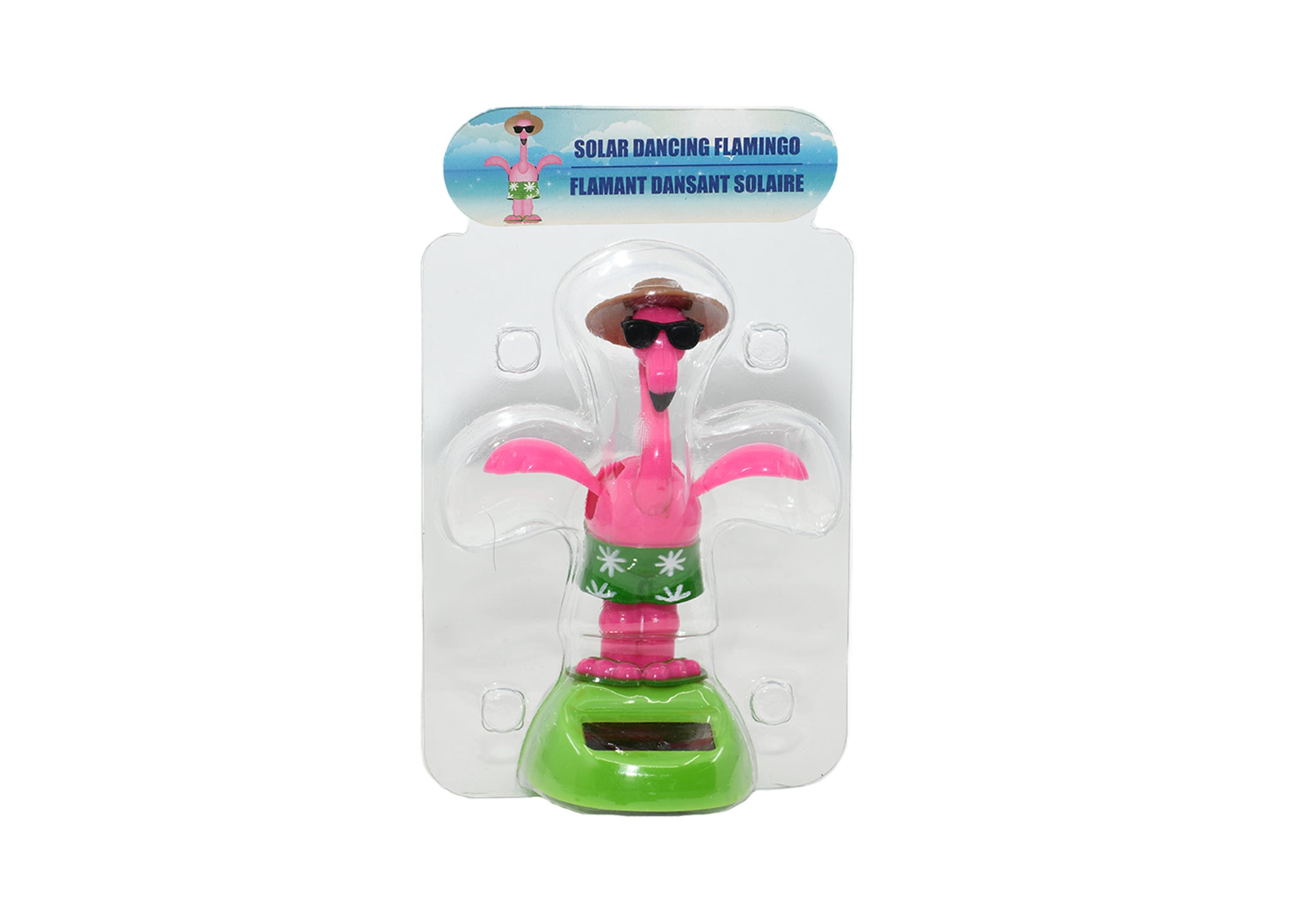 thumbnail image 2 of GB Solar-Powered Dancing Flamingo - Fun Moving Lawn Ornament - New 2 of 2