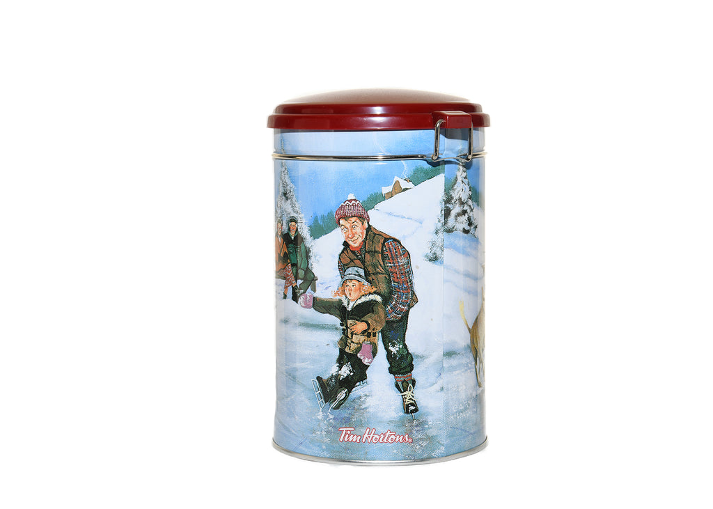 Tim Hortons Coffee Canister- Skating Pond # 003