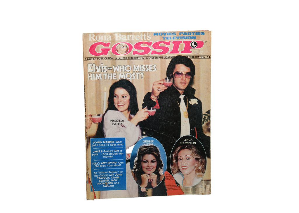 Rona Barrett's Gossip Magazine-August 1978-Elvis Who Misses Him The Most? 1970s