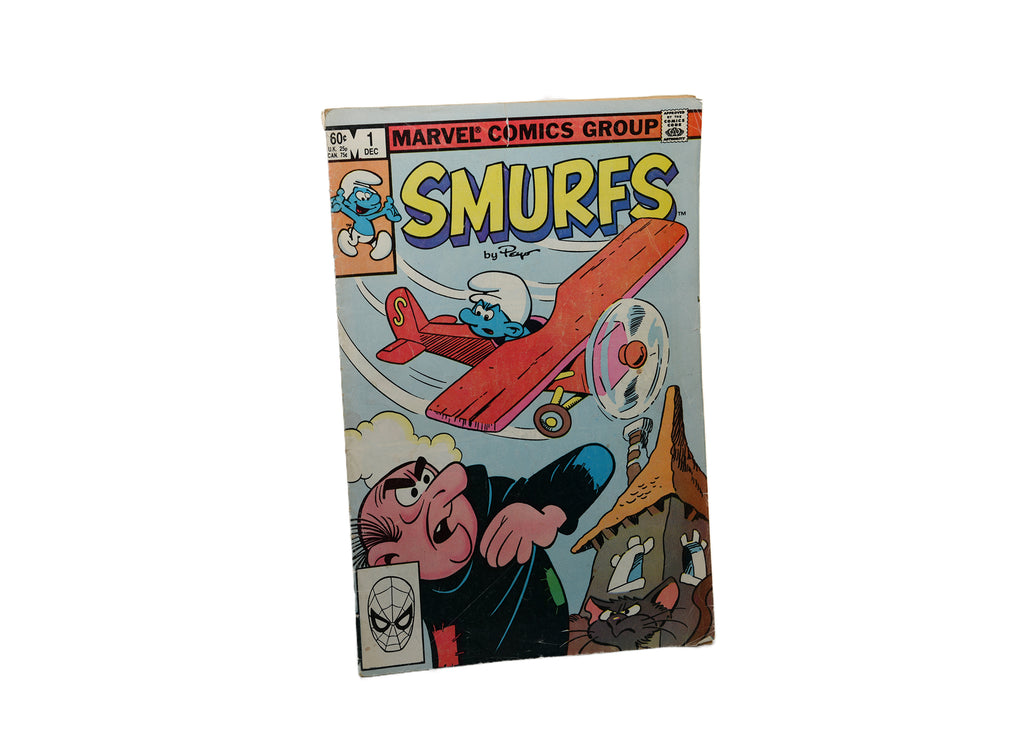 Smurfs-The Smurf Plane-Comic Book Issue #1 December 1982 Marvel