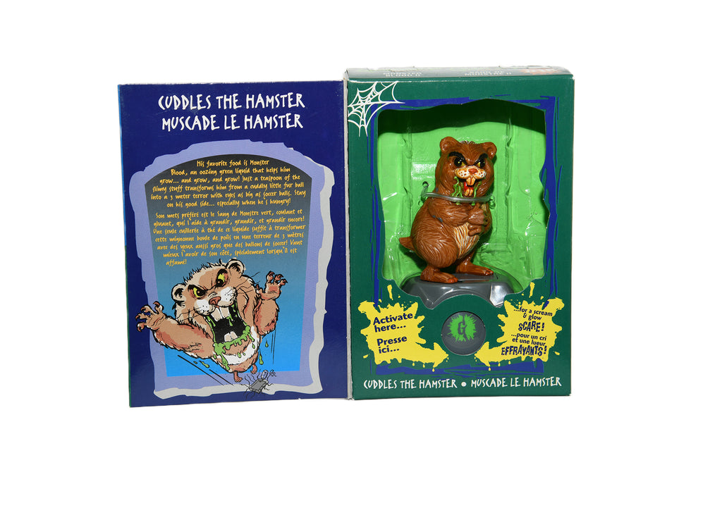 R.L. Stine Goosebumps Collectibles-Cuddles The Hamster-#18 English-French Packaging NIB