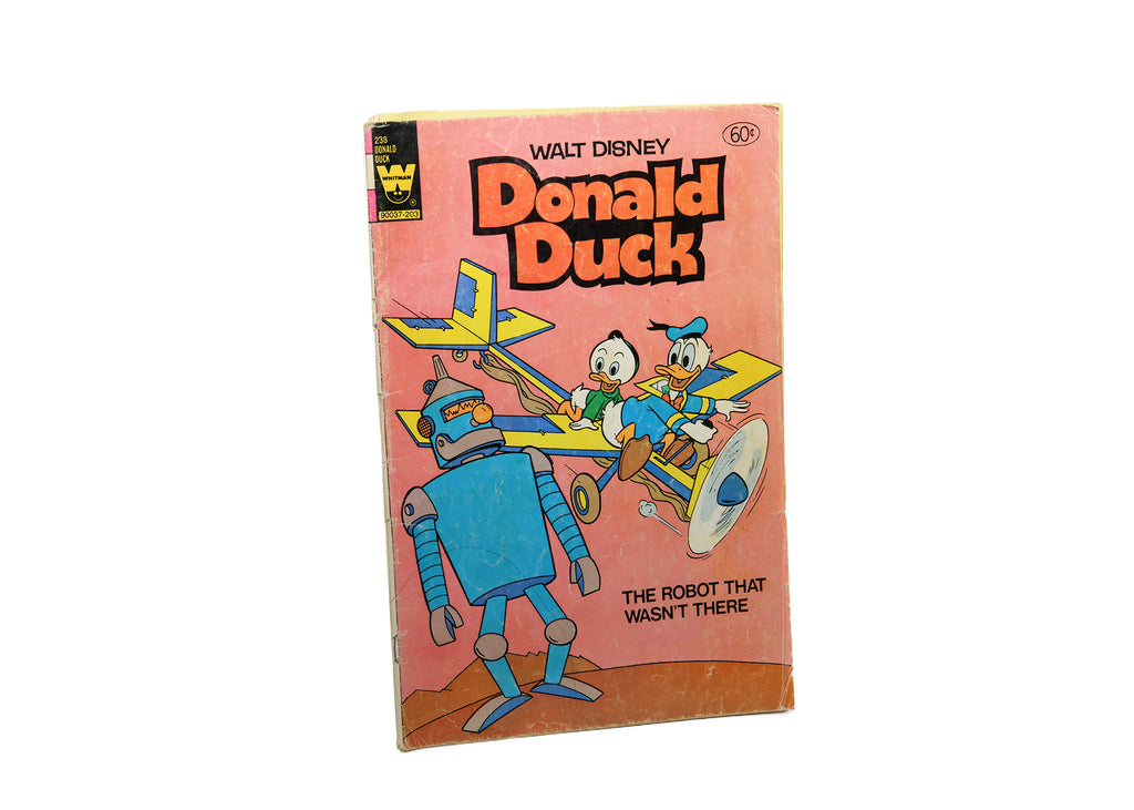 Donald Duck-The Robot That Wasn't There-Comic Book #238 Whitman Walt Disney