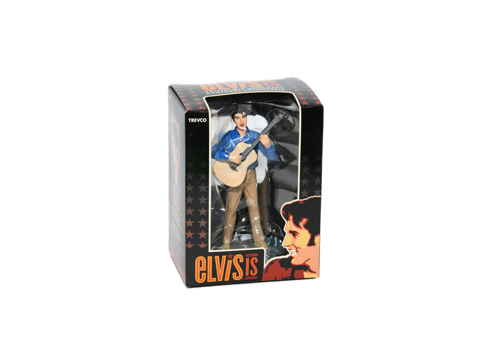 Elvis Is-Trevco Collectible Ornament-Blue Shirt Playing Guitar