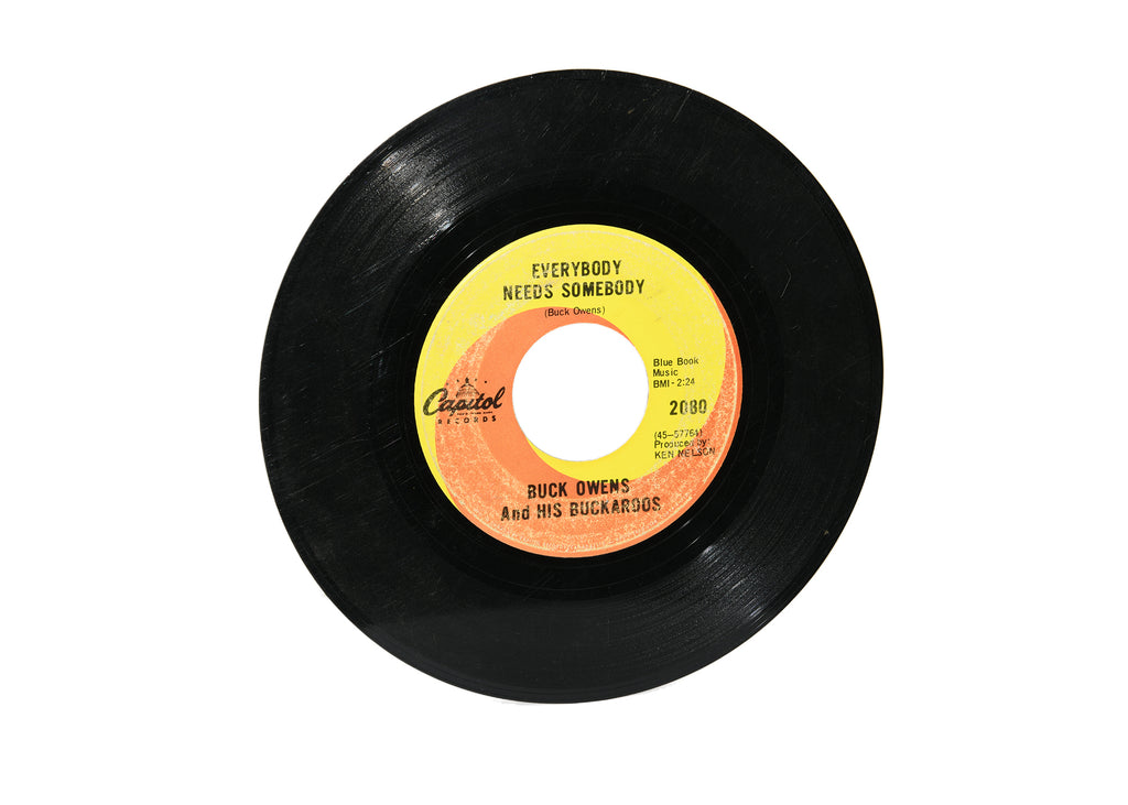 Buck Owens And His Buckaroos-How Long Will My Baby Be Gone-Everybody Needs Somebody-45 RPM Record