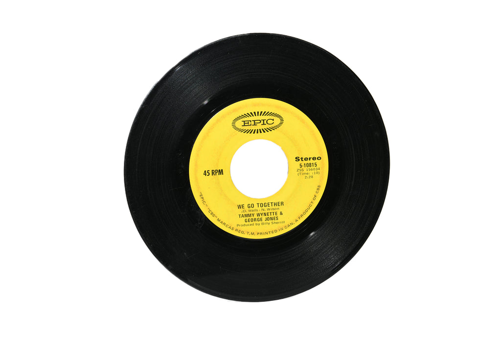Tammy Wynette & George Jones-Take Me-We Go Together-45 RPM Record