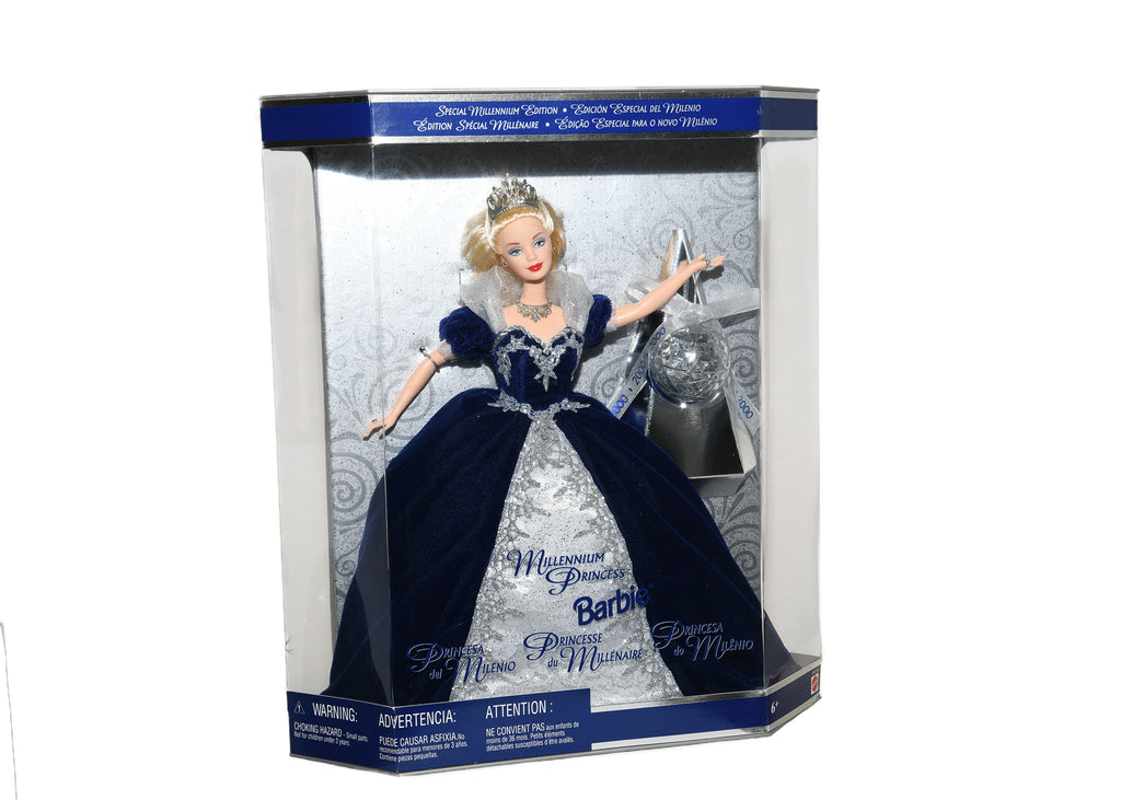 Mattel Barbie Doll-Millennium Princess NIB 24154 Multilingual Box Rare
