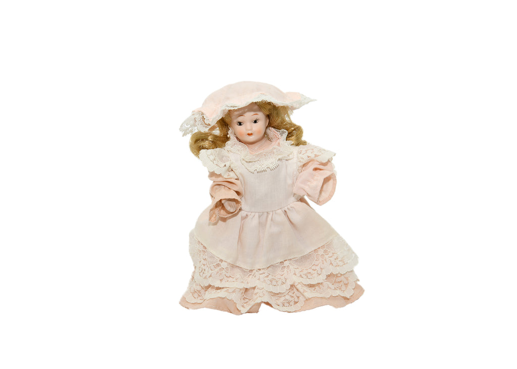 Vintage Doll In 1800's  Dress