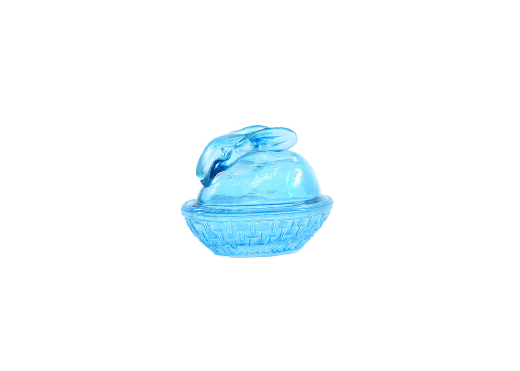 Avon-Blue Rabbit Nesting Candy Dish