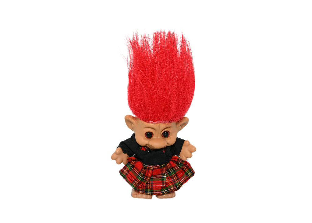 Troll In Kilt-Red Hair