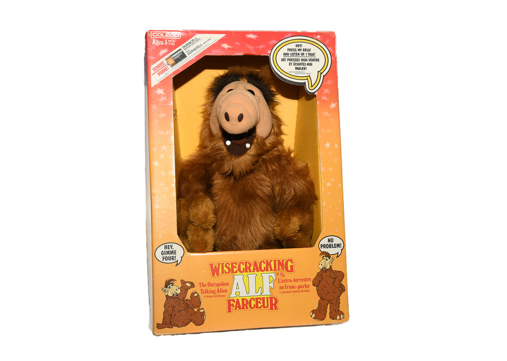Wisecracking Alf Doll-Coleco English-French Packaging NIB