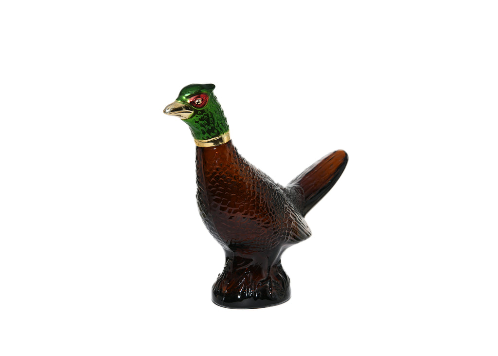 Avon-Male Pheasant Glass Decanter