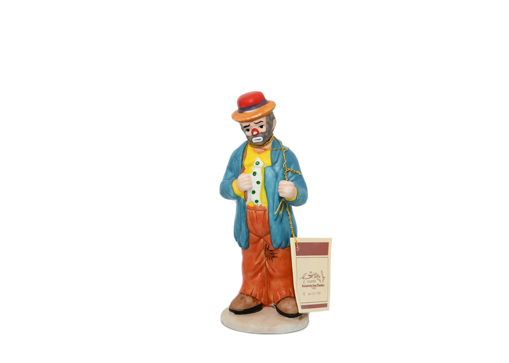 Emmett Kelly Jr Figurine Collection Clown Blue Coat