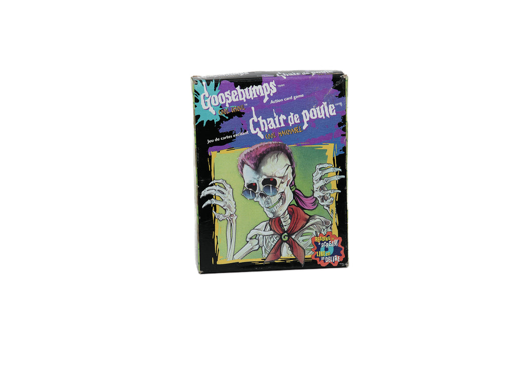 Hasbro Goosebumps Cool Ghoul-Action Card Game English-French Packaging 1996
