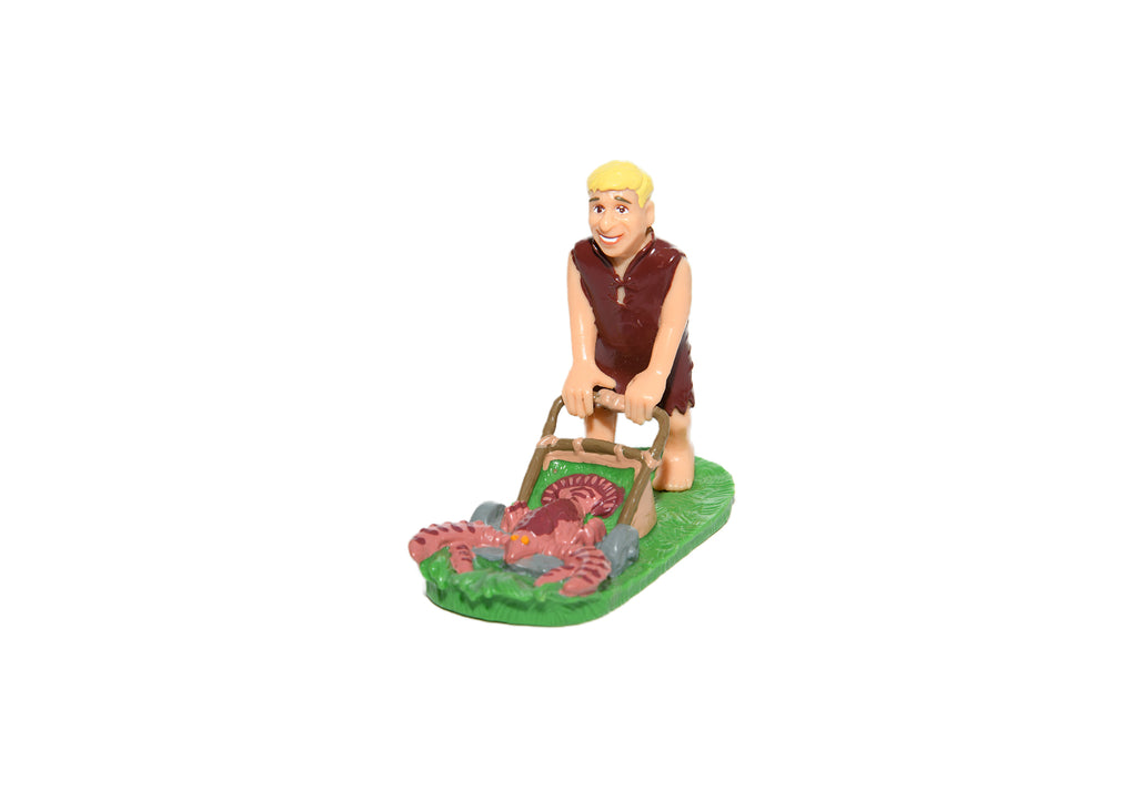 Mattel Flintstones-Barney Rubble-Mowing The Lawn Figure
