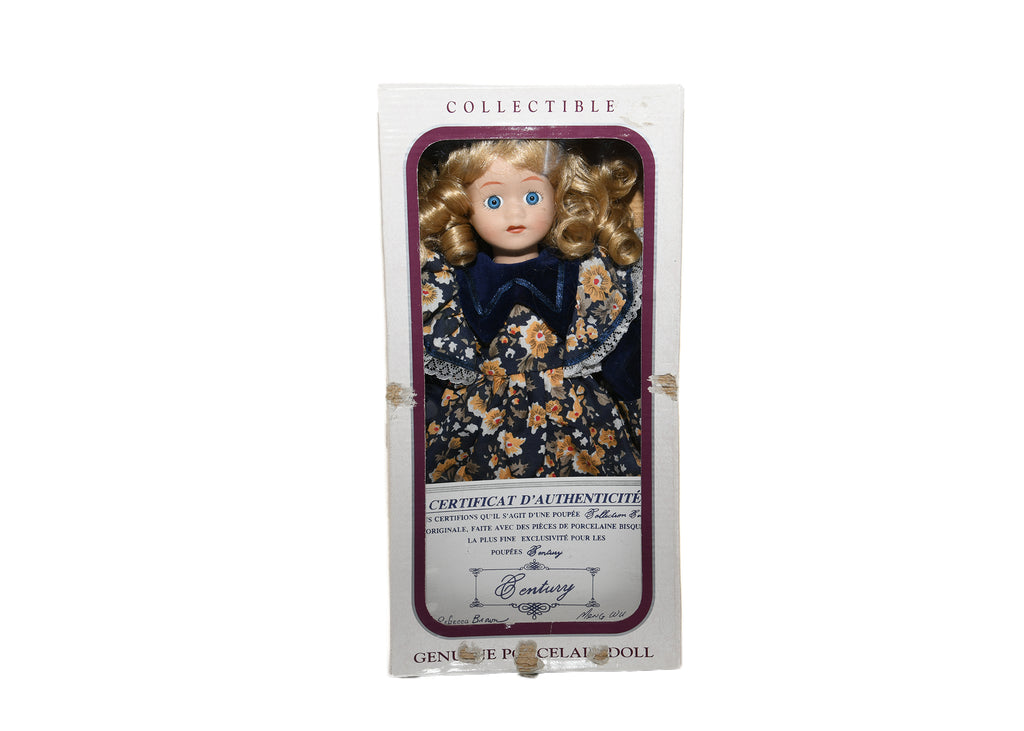 Collectible Memories Genuine Porcelain Doll, English-French Packaging. New in Box