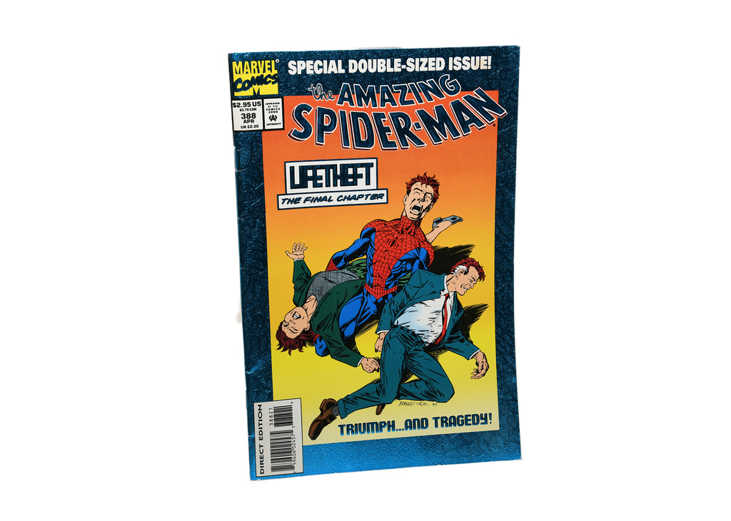 Marvel-The Amazing Spider-Man-LifeTheft Part 3-Triumph And Tragedy-Comic Book No. 388 Apr