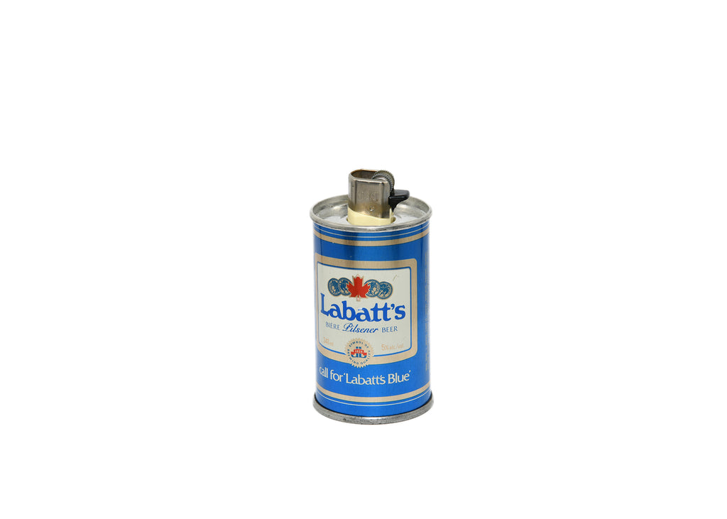 Labatt's Blue Cricket Lighter Holder Can