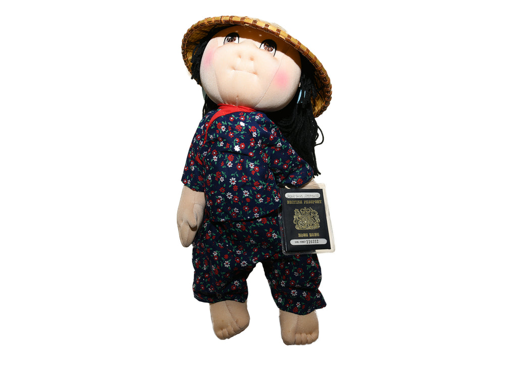 Rice Paddy Babies Doll with Hong Kong British Passport HK-19197 110312