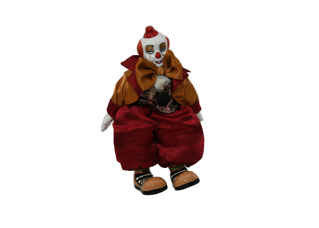 Clown Teardrop With Wide Red Pants