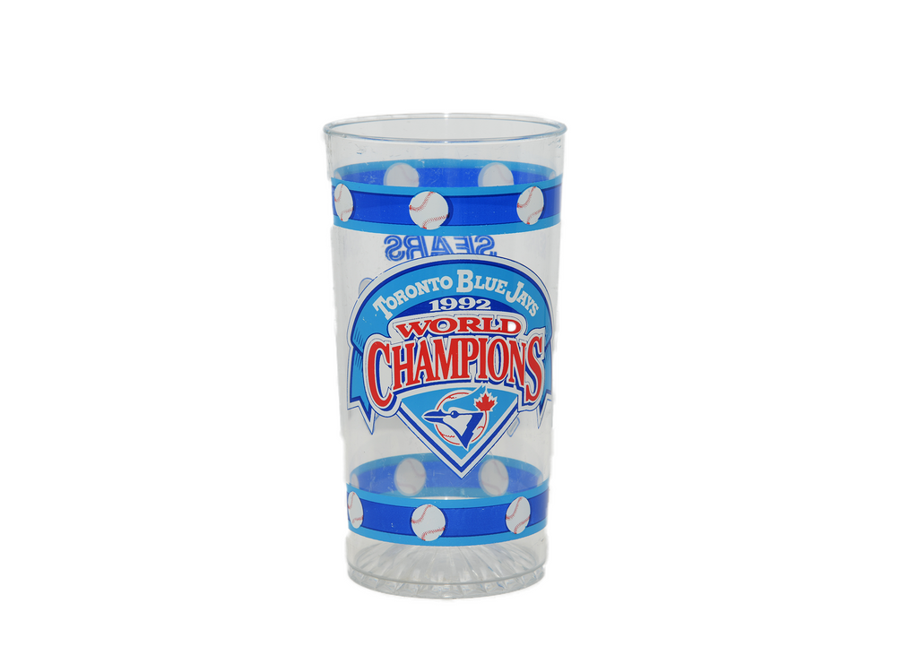 Toronto Blue Jays Plastic Glass-World Series 1992