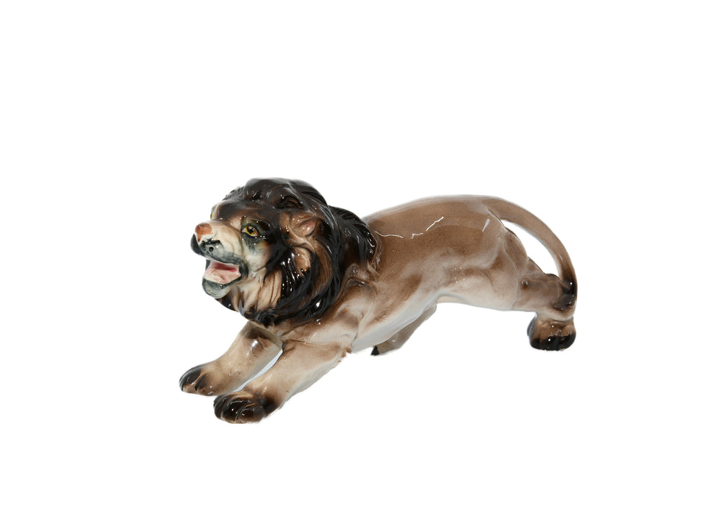 Vintage Lion - Porcelain Figurine