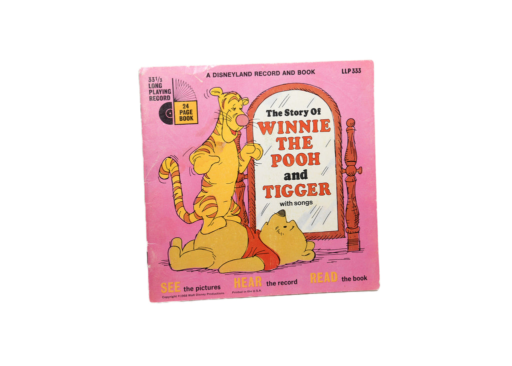 Walt Disney Winnie The Pooh & Tigger-Record & Book