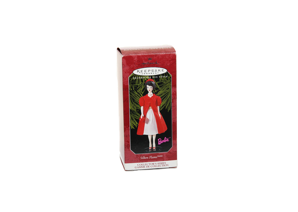 Hallmark Keepsake Ornament-Barbie Silken Flame 1998 English-French