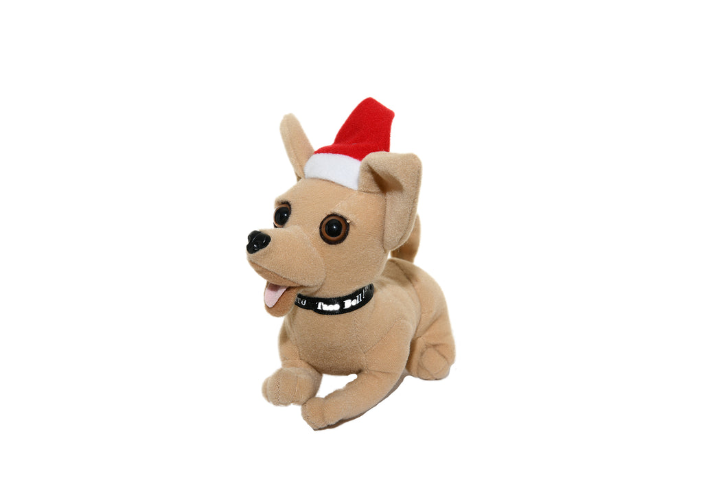 Taco Bell Dog Chihuahua-Yo Quiero Plush Stuffed Animal w Christmas Hat