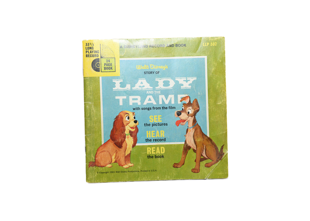 Walt Disney Lady & The Tramp-Record & Book