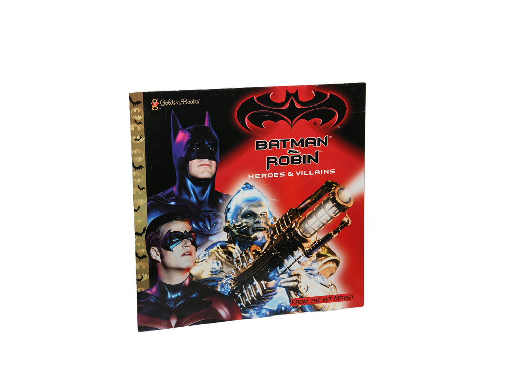 Batman & Robin Heroes & Villains Softback Book 1997 8X8