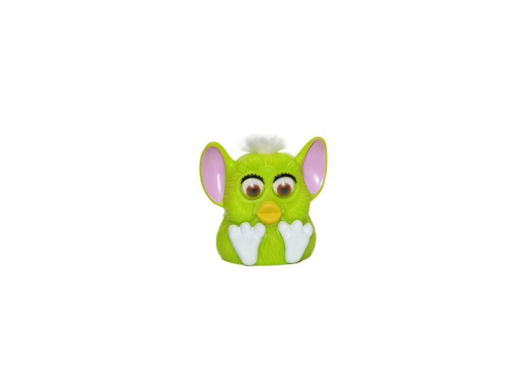 McDonalds Furby Lime-Squeeks And Beak Moves PVC Figure 1998