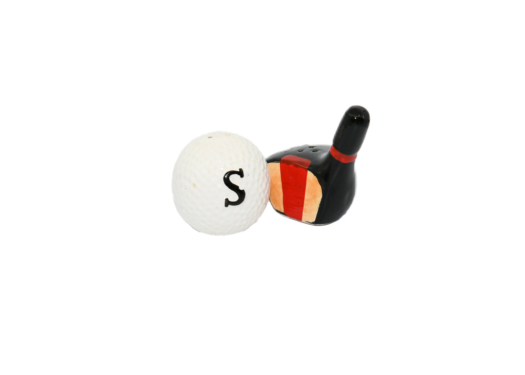 Golf Club & Ball; Salt & Pepper Shakers