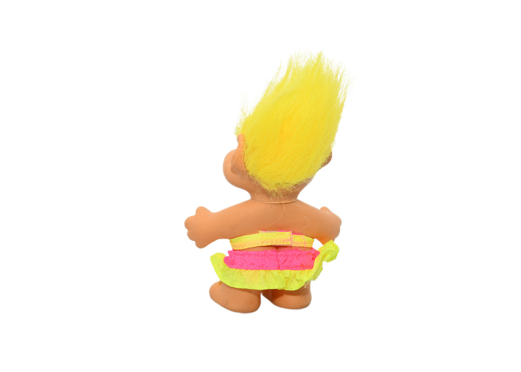 Troll In Yellow/Red Swimming Outfit-Yellow Hair