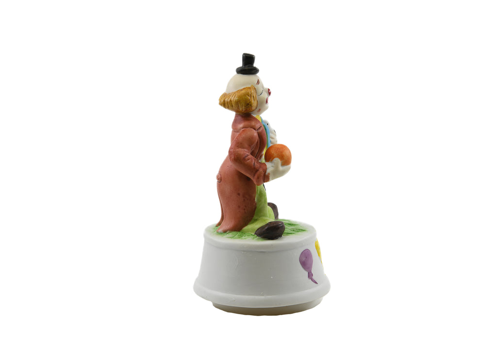 Clown-Music Box- Orange Ball and Dove