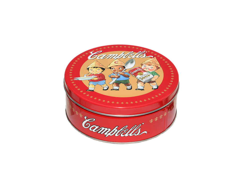 Campbells Soup 1997 Tin Metal Canister 3 Boys