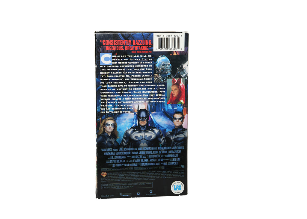 Batman & Robin VHS Tape