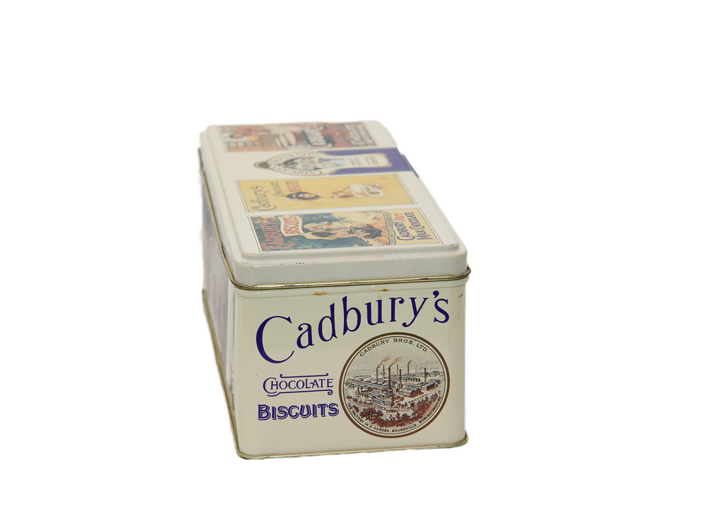 Cadbury Finger Biscutts Tin Container 1990