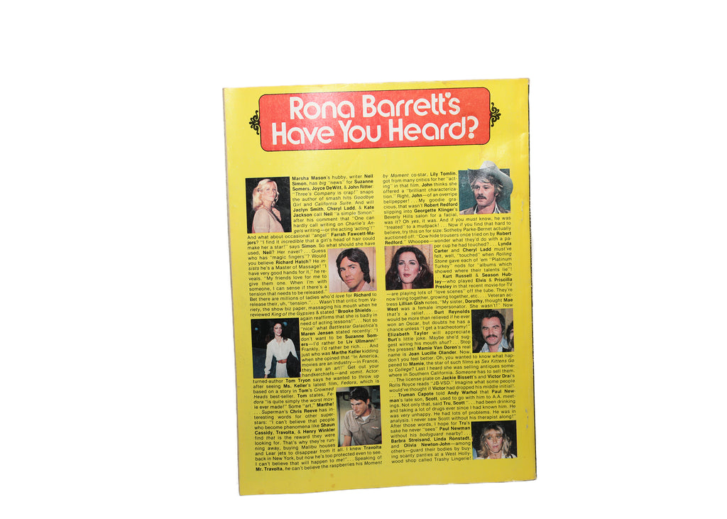 Elvis-Ronna Barrett's Hollywood Magazine-June 1979