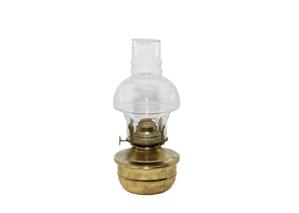 Oil Lantern-White Glass