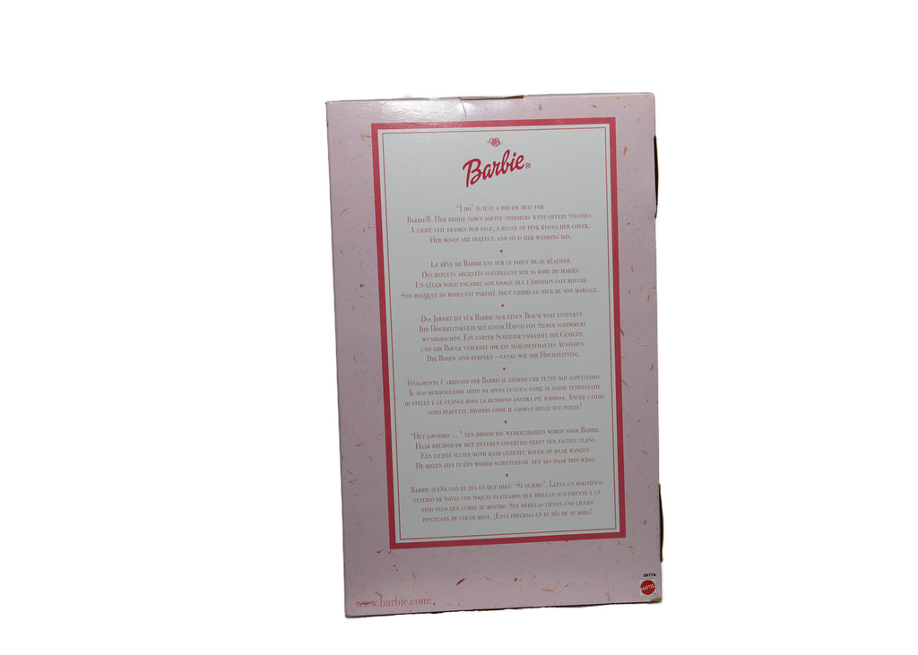 Mattel Barbie Doll-Blushing Bride 1999 No. 25776 English-French Packaging NIB