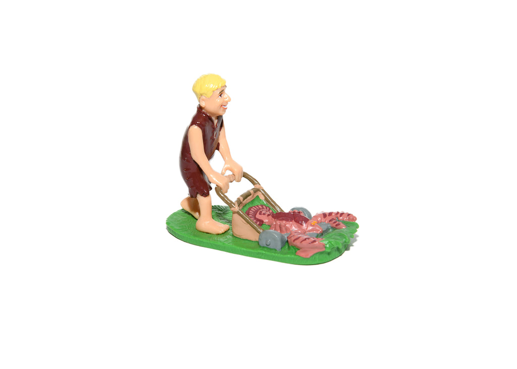 Mattel Flintstones-Barney Rubble-Mowing The Lawn Figure