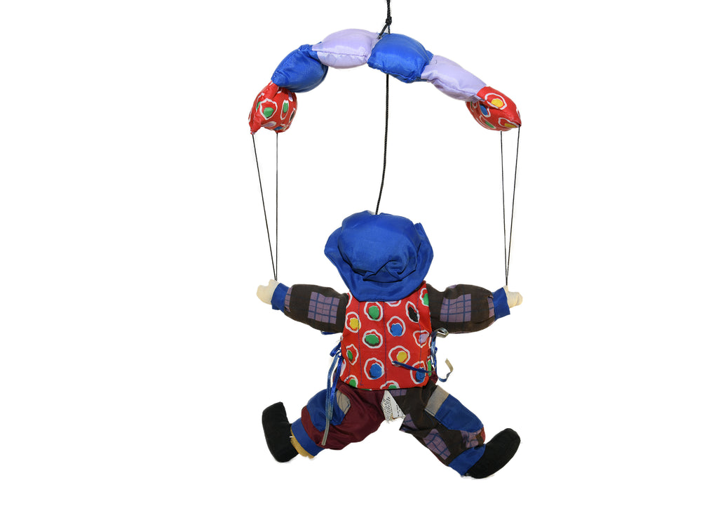 Vintage Parachute Clown Doll