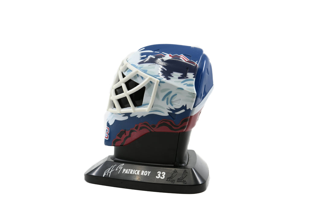 NHL Mini Plastic Goalie Mask - Colorado Patrick Roy