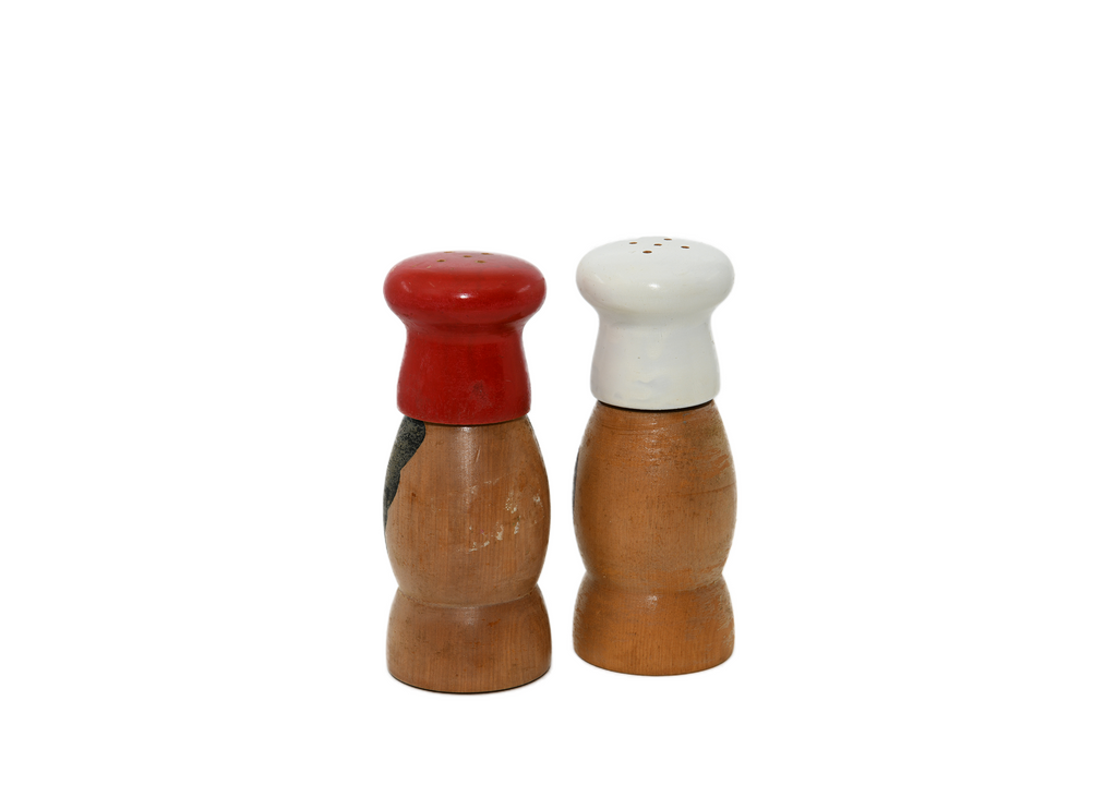 Wood Salt & Pepper Shakers