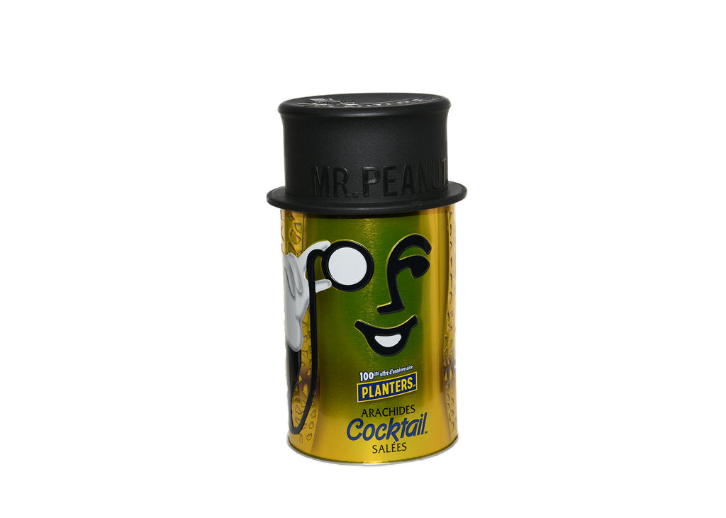 Planters Mr. Peanut Salted Cocktail Peanuts 100th Anniversary Offer Metal Tin Container