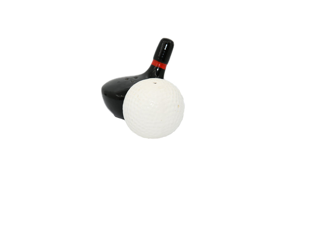 Golf Club & Ball; Salt & Pepper Shakers