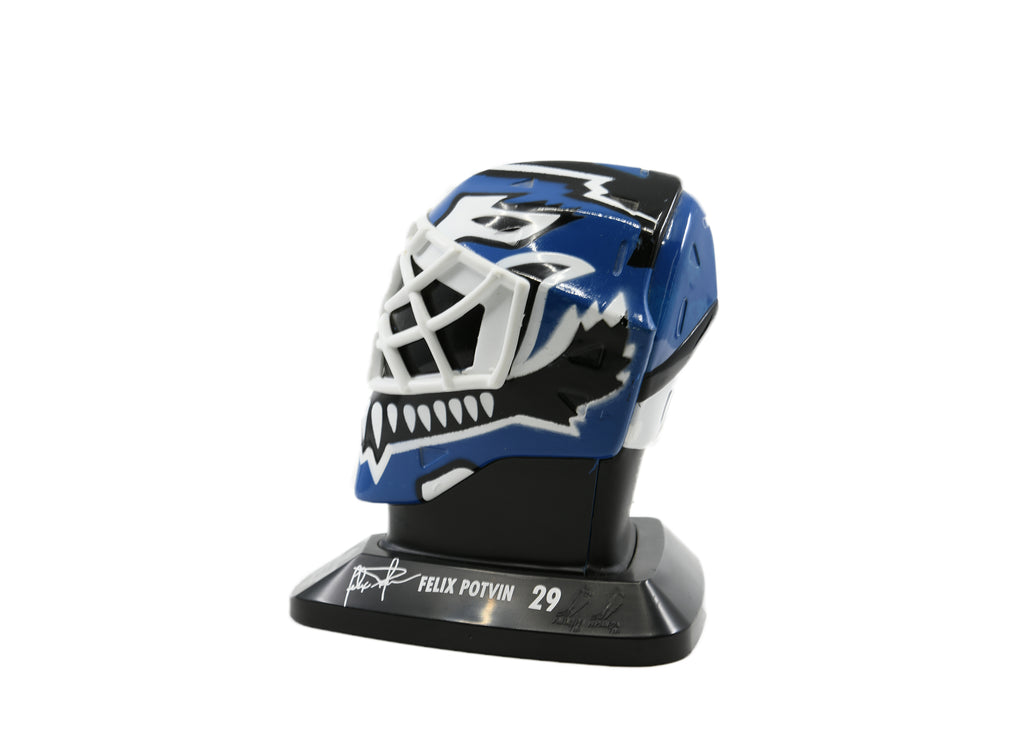 NHL Mini Plastic Goalie Mask -Toronto Maple Leafs Felix Potvin